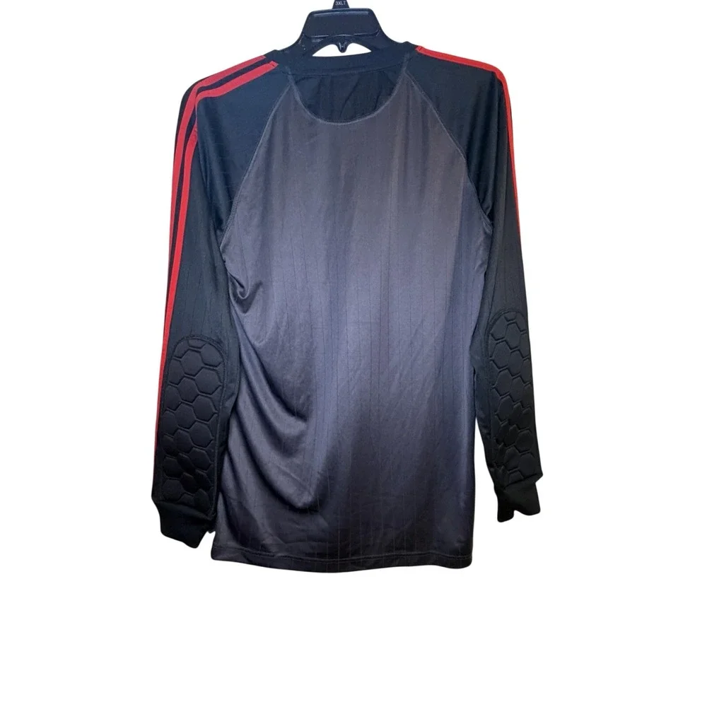 Adidas Skateboarding Climalite Long Sleeve Shirt Gray/Black Red‎ - Men's Large